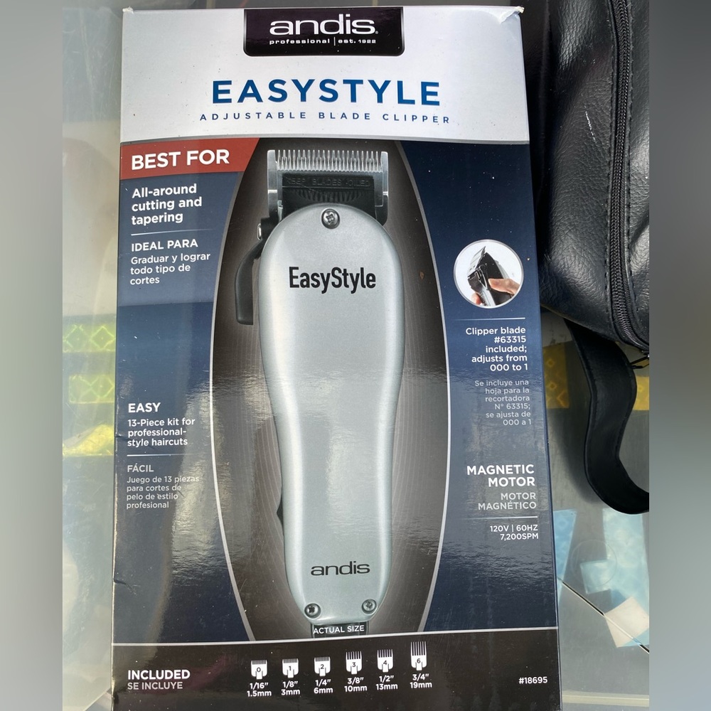 Andis Easy Style Clipper 13pc Kit BNWT